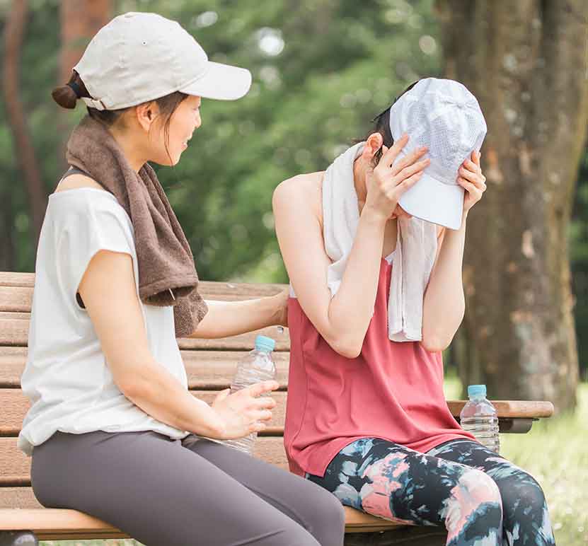 運動後悪化する頭痛