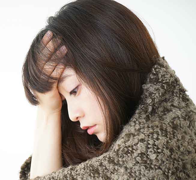 副鼻腔炎による頭痛